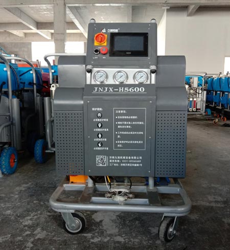 普通噴涂機(jī)可以噴聚脲和聚氨酯材料嗎?(圖3) H560-PLC多用噴涂機(jī)